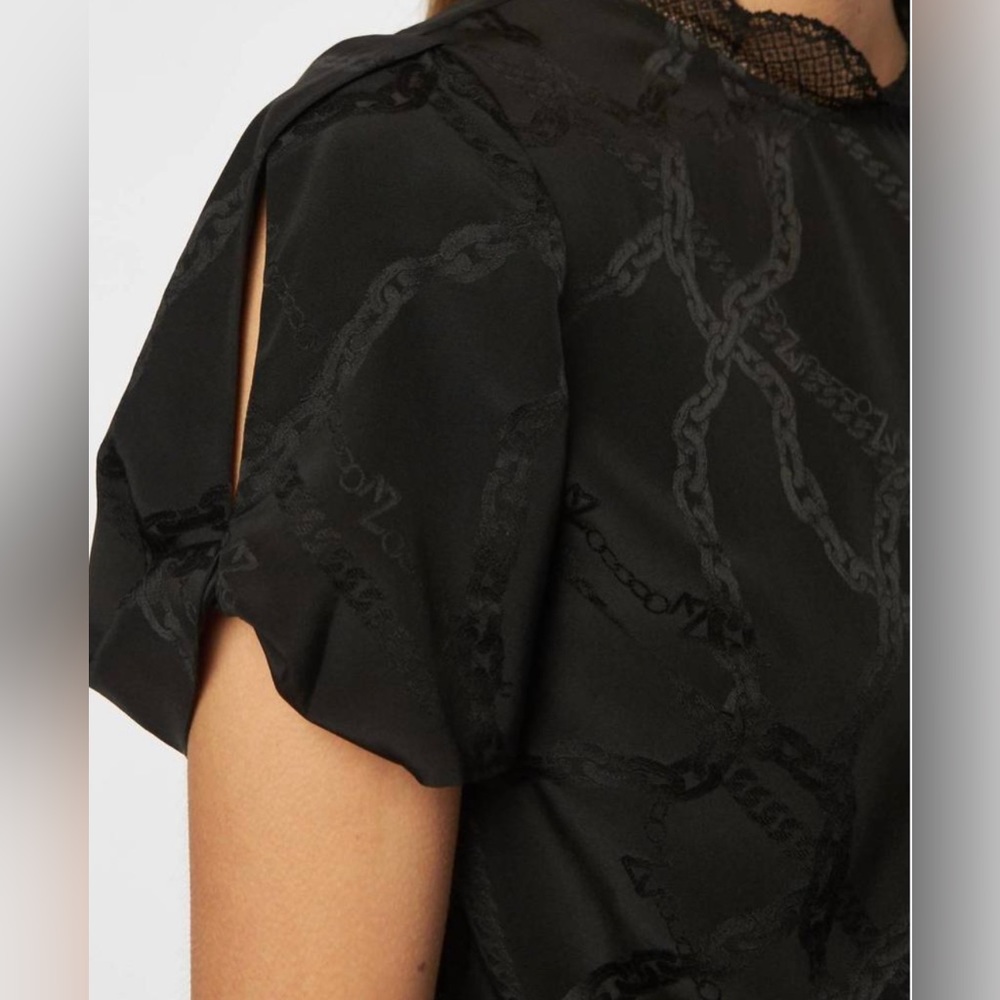 Zadig & Voltaire Roberts Jac Chain Dress- Black - Picture 5 of 6